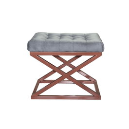 Atelier Del Sofa Puff Capraz - Cobre, Gris